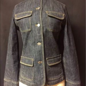 Beautiful Eddie Bauer stretch denim jacket. New With out tags…MSRP $99.99